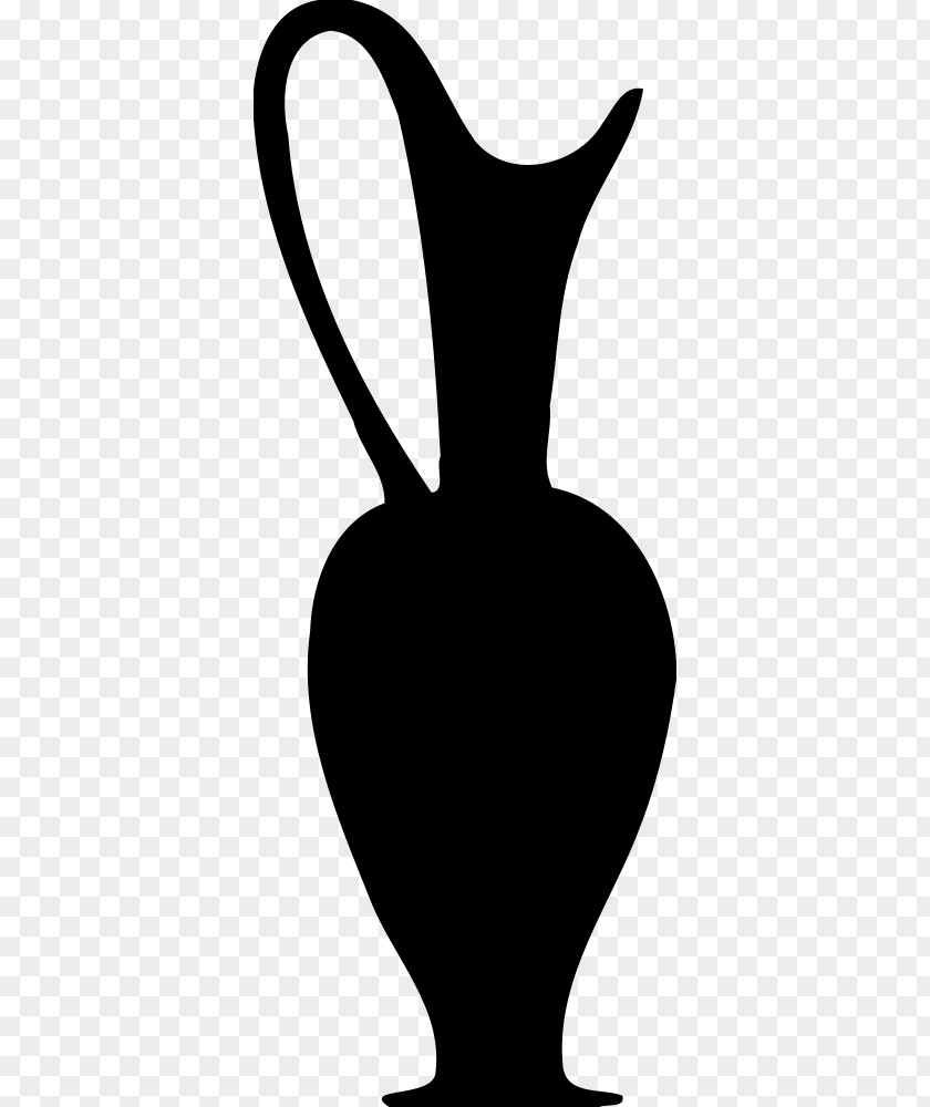 Silhouette Jug Black And White Pitcher Clip Art PNG