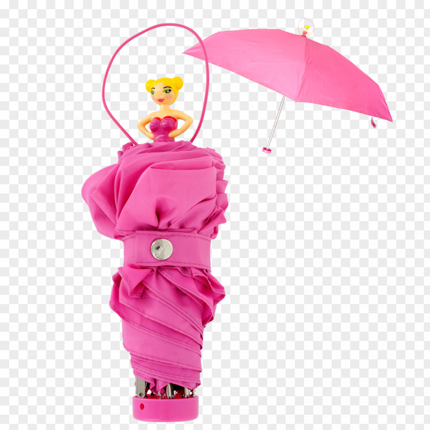 Umbrella Pylones Folding Pink Rose Clothing Accessories Product PNG