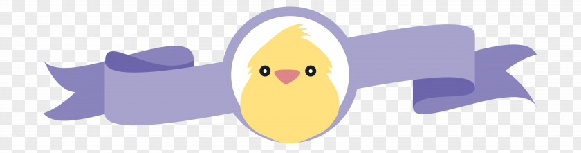 Vector Yellow Purple Easter Ribbon Bubble Chicken Bunny Egg Waffle PNG