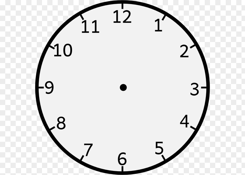 Analog Clock Without Hands Face Clip Art PNG