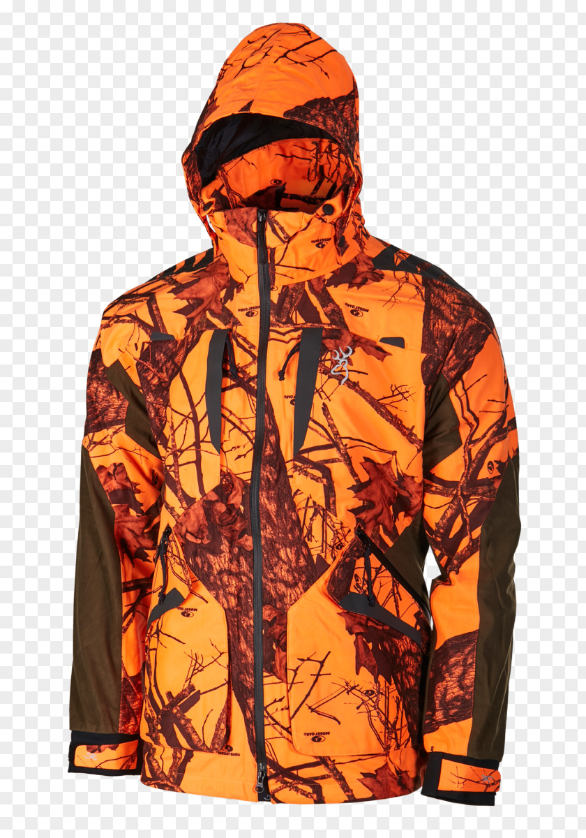 Jacket Hoodie Safety Orange Gilets PNG