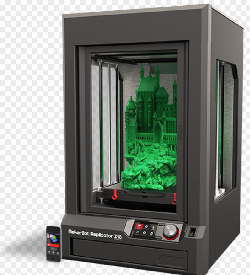 Printer MakerBot Replicator Z18 3D Printing PNG