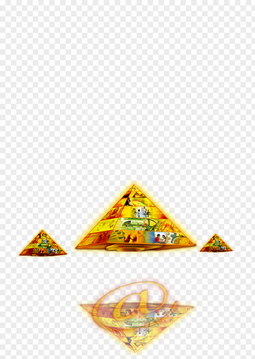 Pyramid White Euclidean Vector PNG