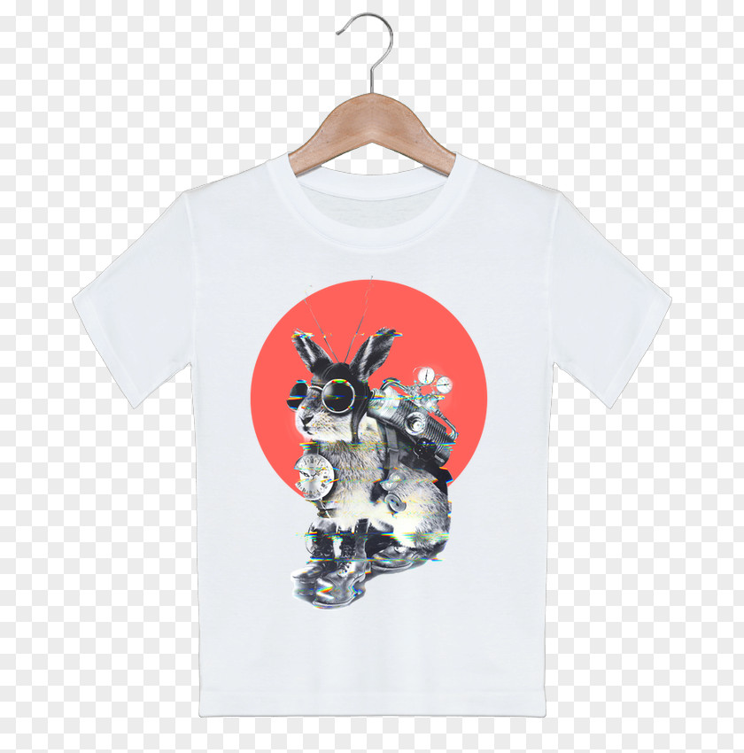 T-shirt Time Travel Rabbit Reindeer PNG