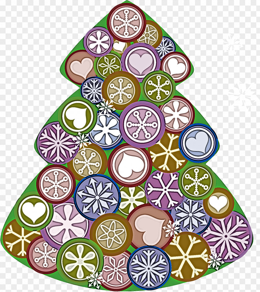Triangle Christmas Decoration Ornament PNG