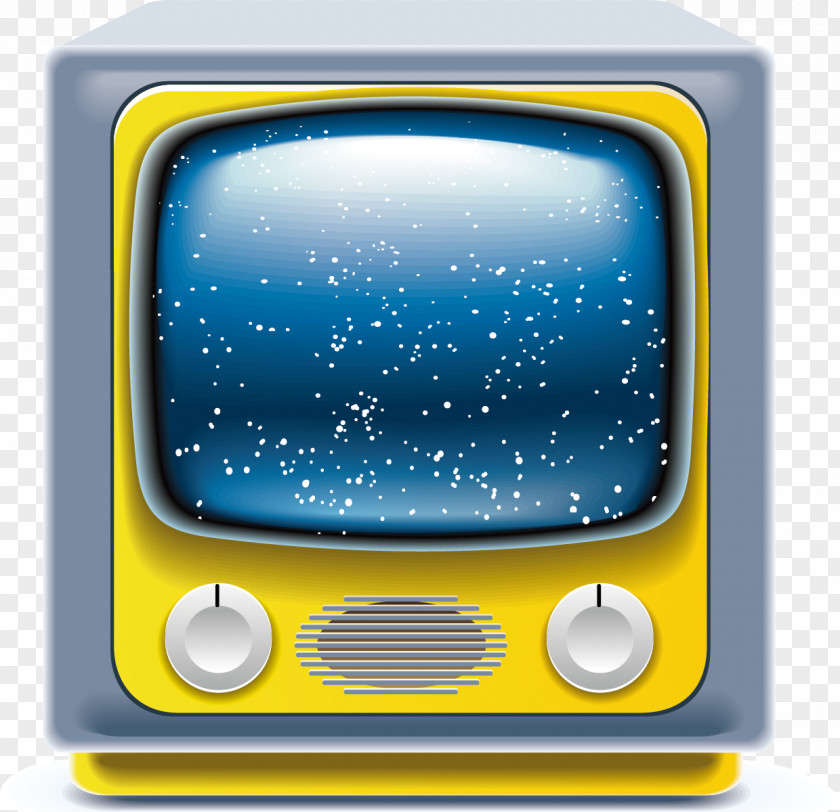 TV Vector Material Television Set Color Icon PNG