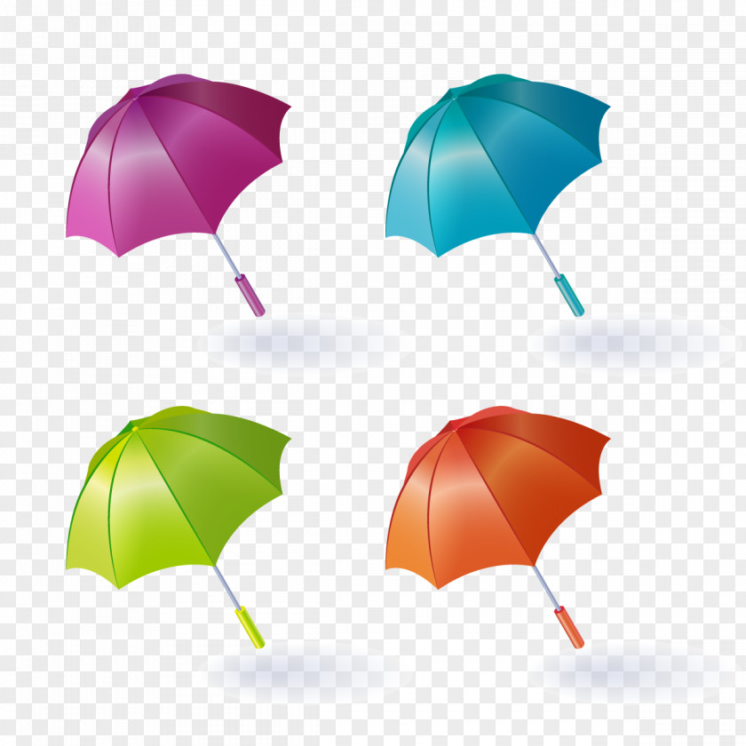 Vector Color Umbrella Euclidean Drawing PNG