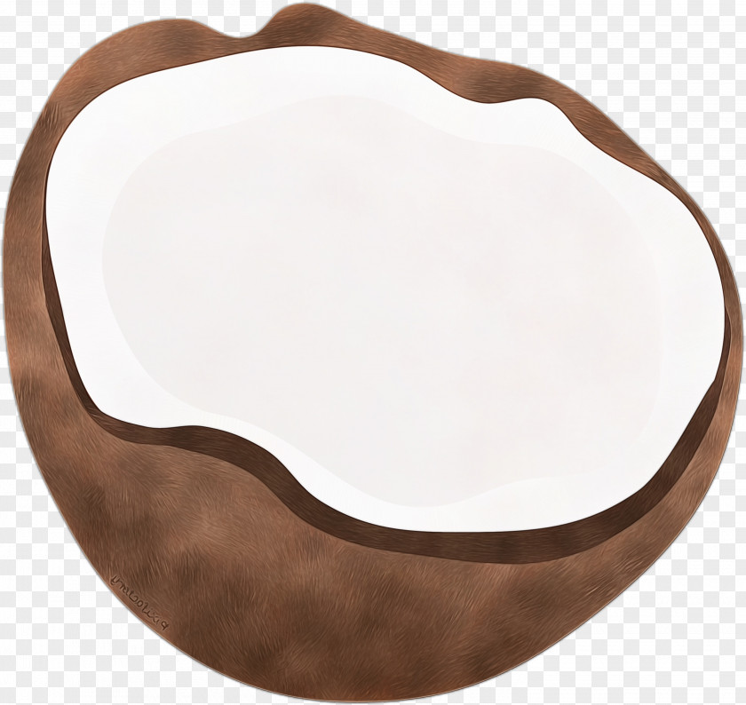 Beige Brown Tableware Design PNG