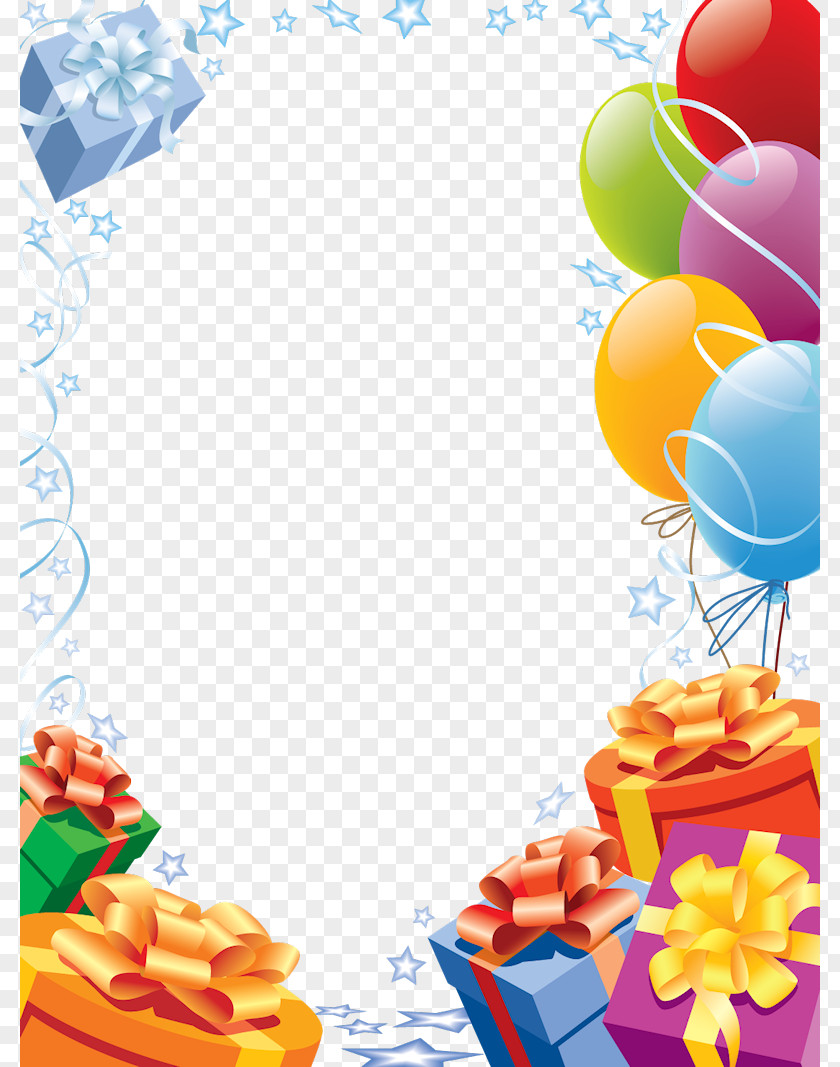 Birthday Frames Happy Card! Picture Frame Greeting Card Clip Art PNG