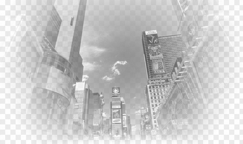 City Building Illustration New York Architecture Skyscraper Wallpaper PNG