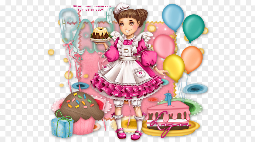 Doll Cartoon Pink M PNG