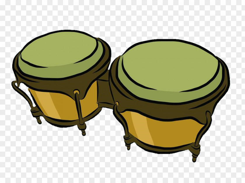 Green Drum Face Conga Musical Instrument Latin Percussion PNG