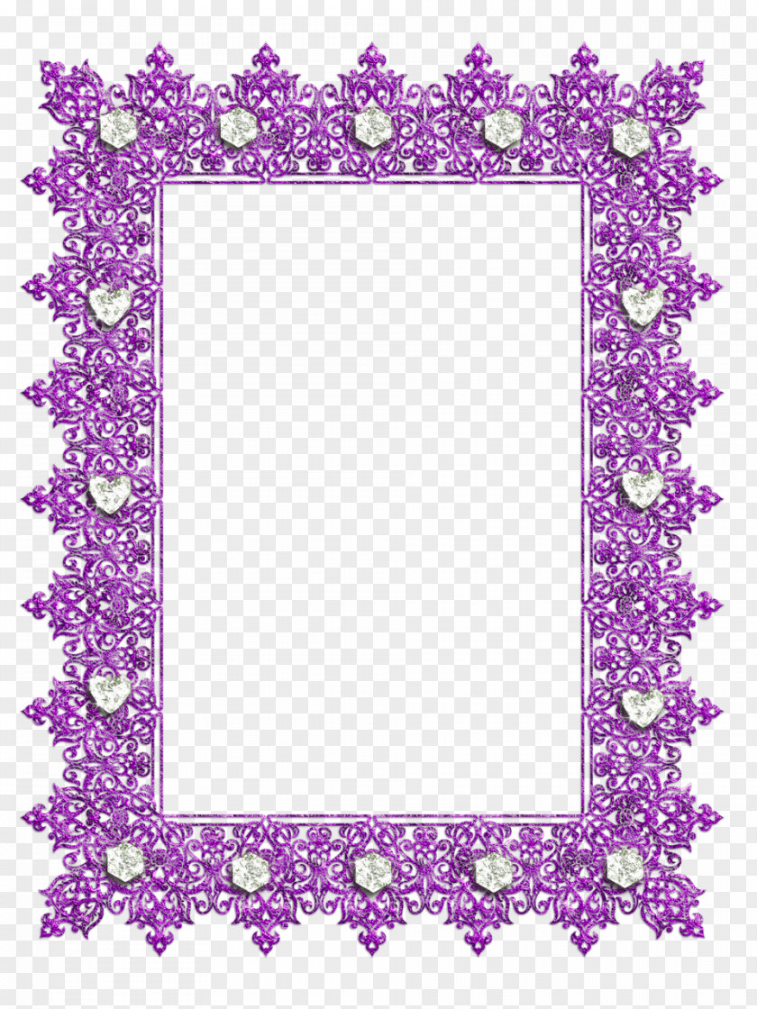 Purple Frame Picture Frames Decorative Arts Clip Art PNG