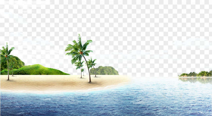 Seascape Beach Sea Download Computer File PNG