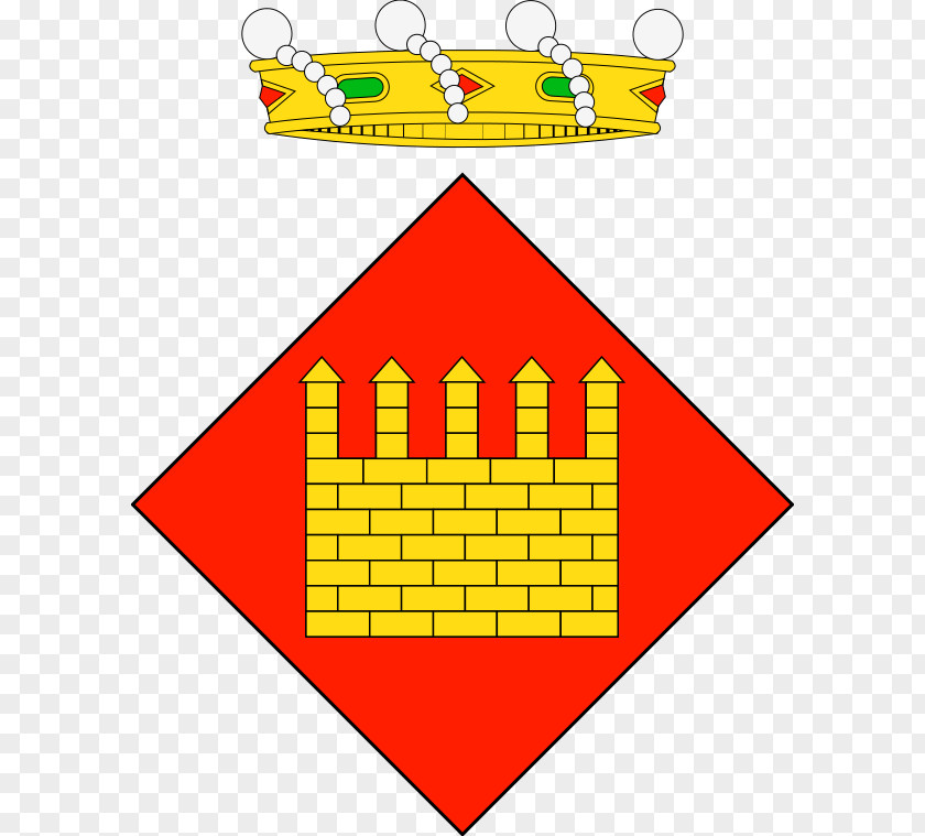 Castellcastell Conca De Barberà Coat Of Arms Escut Blancafort Bages Escudo Castell Mur PNG