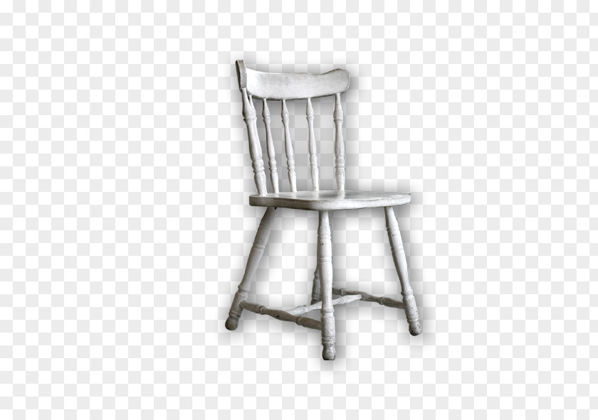 Chair White Black PNG