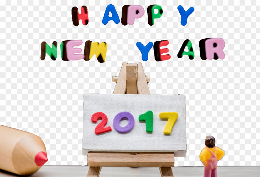 Creative Happy New Year Vecteur Stock Photography PNG