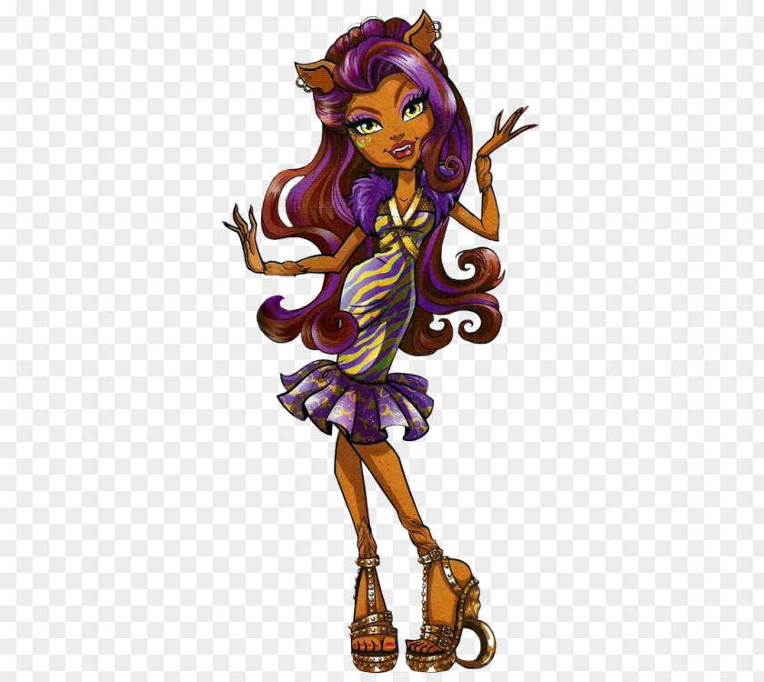 Doll Monster High: Welcome To High Clawdeen Wolf Frights, Camera, Action! Elissabat PNG