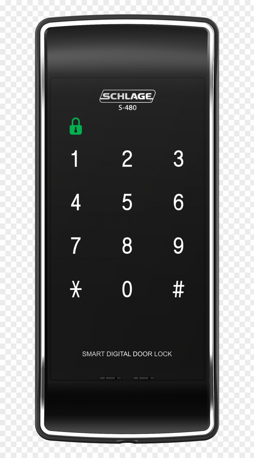Door Feature Phone Schlage Electronic Lock Rim PNG