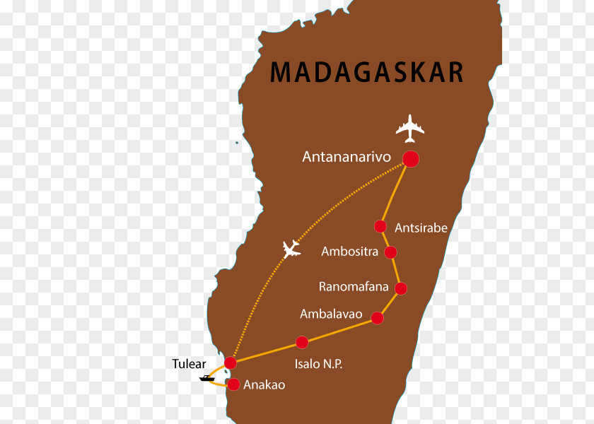 Map Madagascar Adventure Travel Highway M04 PNG