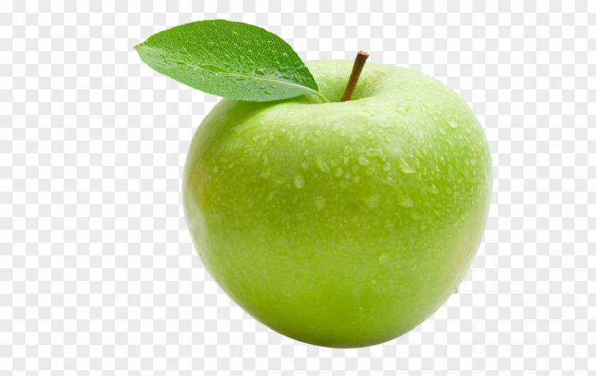 An Apple Granny Smith Fruit Food Water PNG