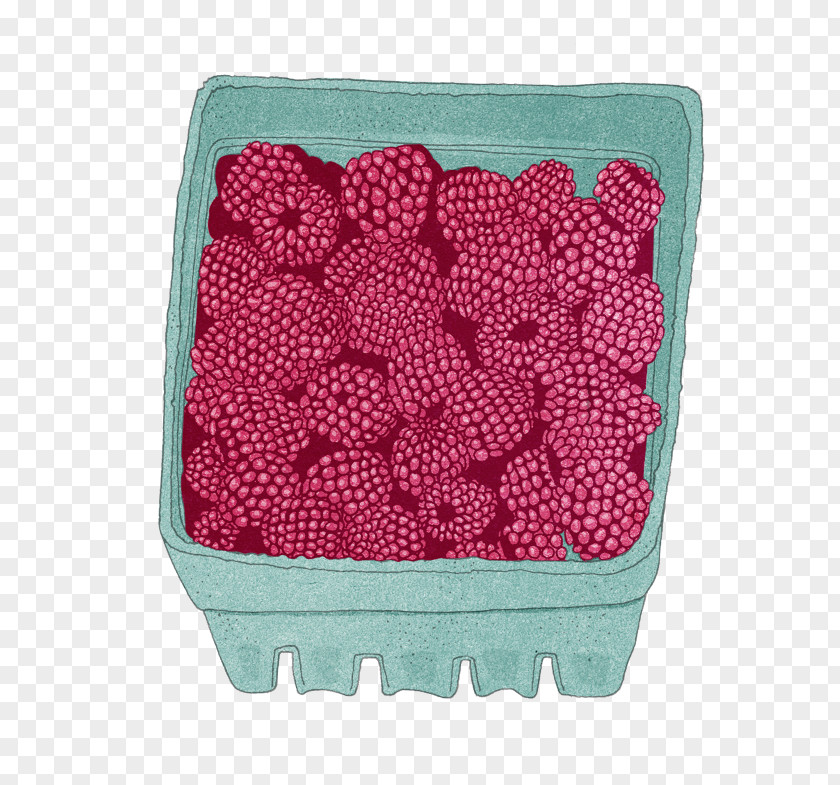 Berry Watercolor Rectangle PNG