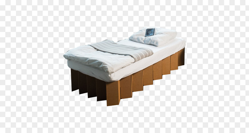 Cardboard Box Design Bed Frame Furniture PNG