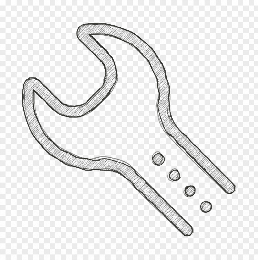Dashed Elements Icon Tools And Utensils Wrench PNG