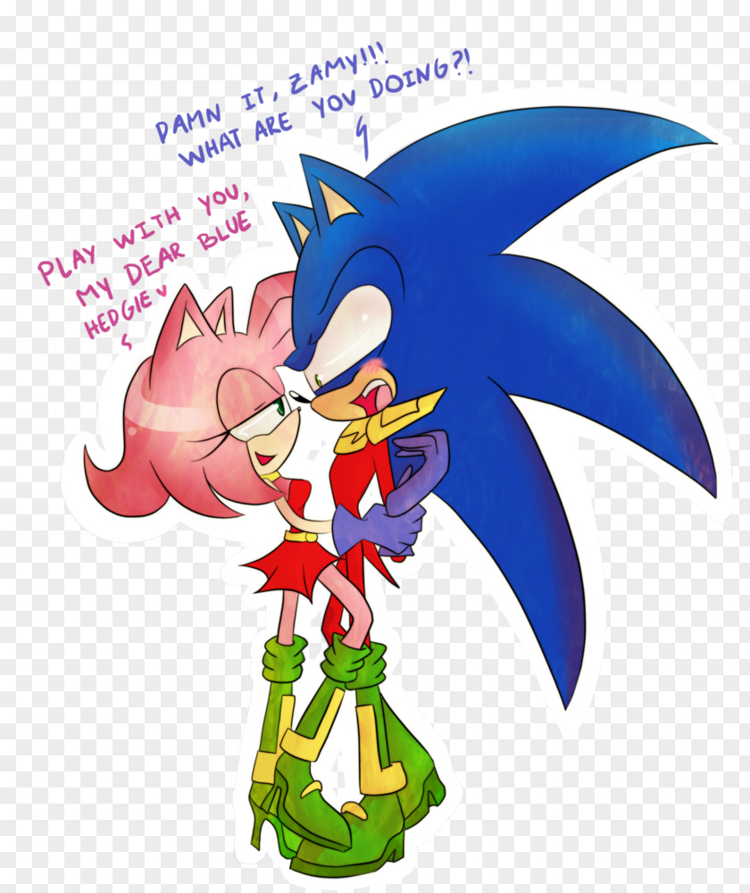 Flirting DeviantArt Artist Drawing Sonic The Hedgehog PNG