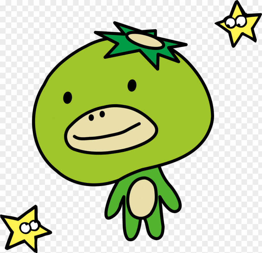 Leaf Smiley Green Cartoon Clip Art PNG
