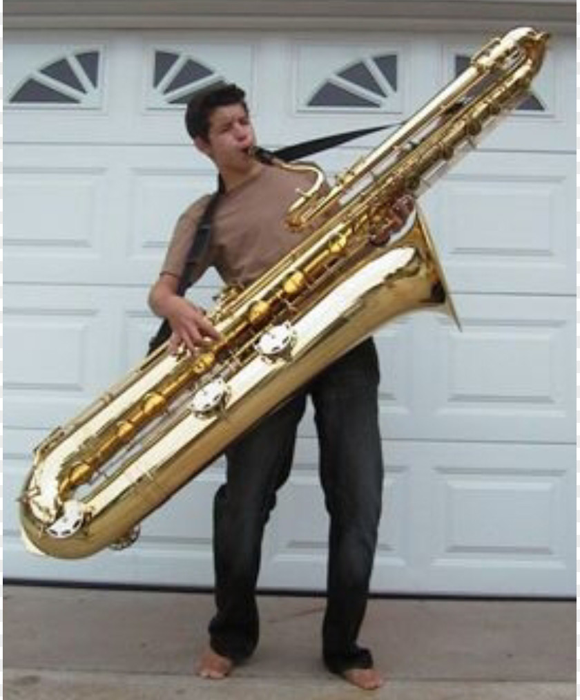Saxophone Subcontrabass Musical Instruments PNG