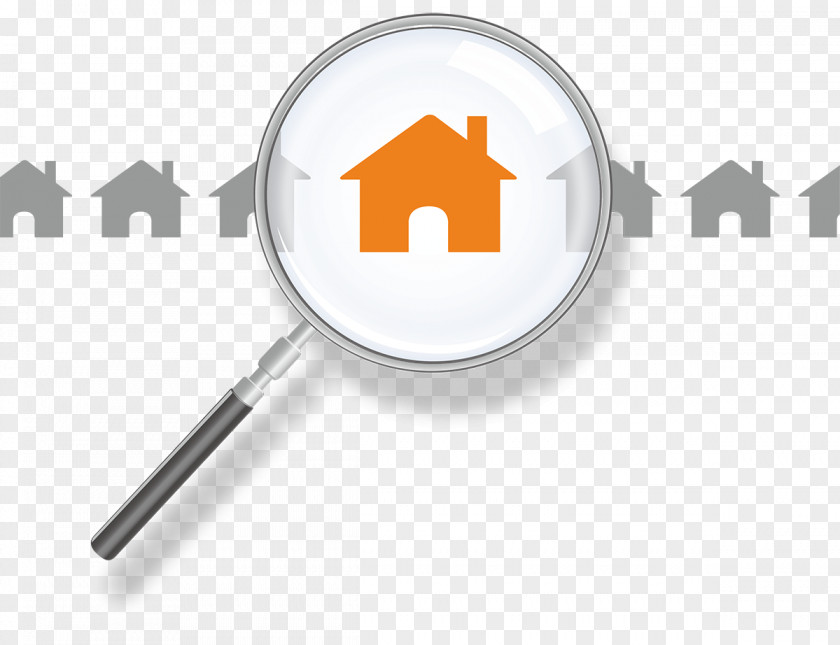Vector Magnifying Glass To Search The House Real Estate Salesman PNG