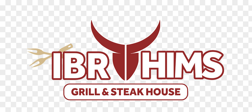 Grilled Beef Steak Chophouse Restaurant IBRAHIMS Grill & House Barbecue Logo PNG