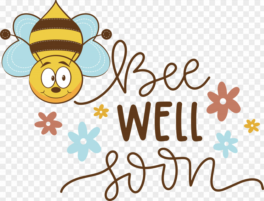 Honey Bee Insects Bees Pollinator Cartoon PNG