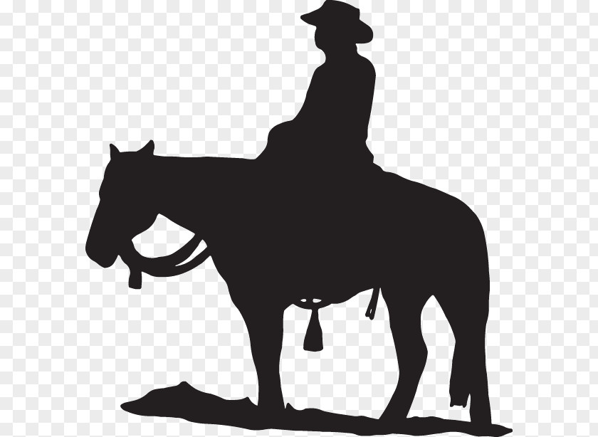 Horse Equestrian Cowboy Silhouette Clip Art PNG
