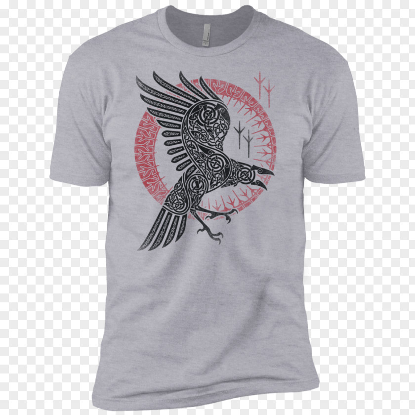 T-shirt Odin Common Raven Loki Huginn And Muninn PNG