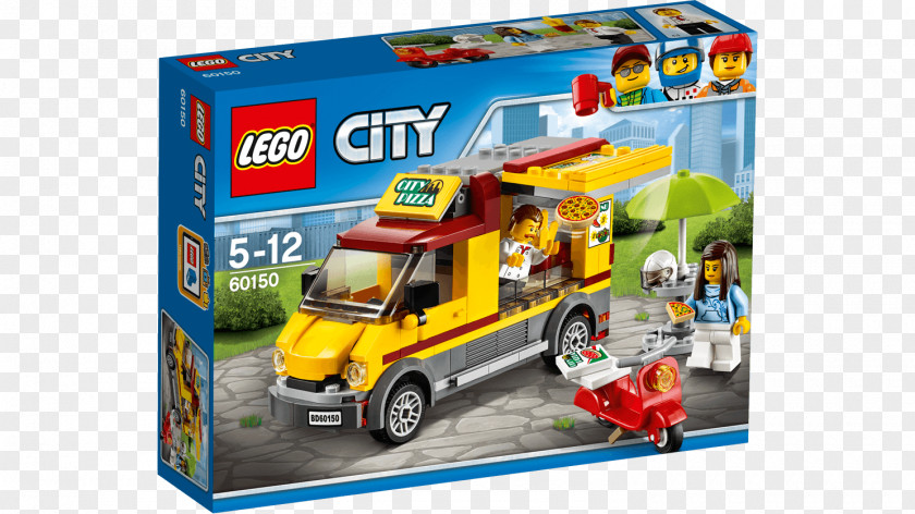 Toy LEGO 60150 City Pizza Van Lego Hamleys PNG