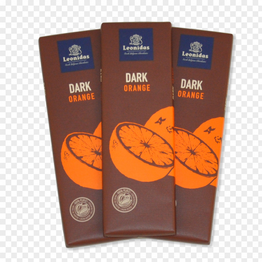 Dark Money Belgian Chocolate Cuisine Leonidas Orange Flavor PNG
