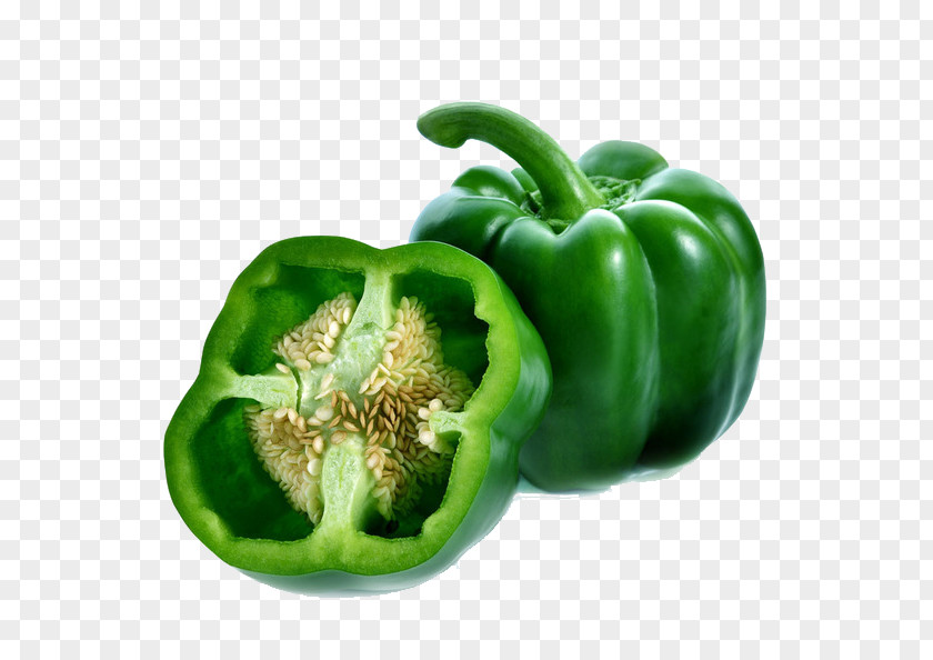 Green Bell Pepper Facing Heaven Hunan Capsicum Frutescens Vegetable PNG