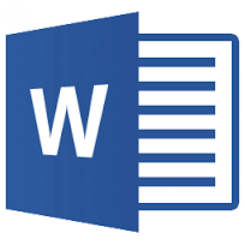 Microsoft Word Document Processor Office 2013 PNG