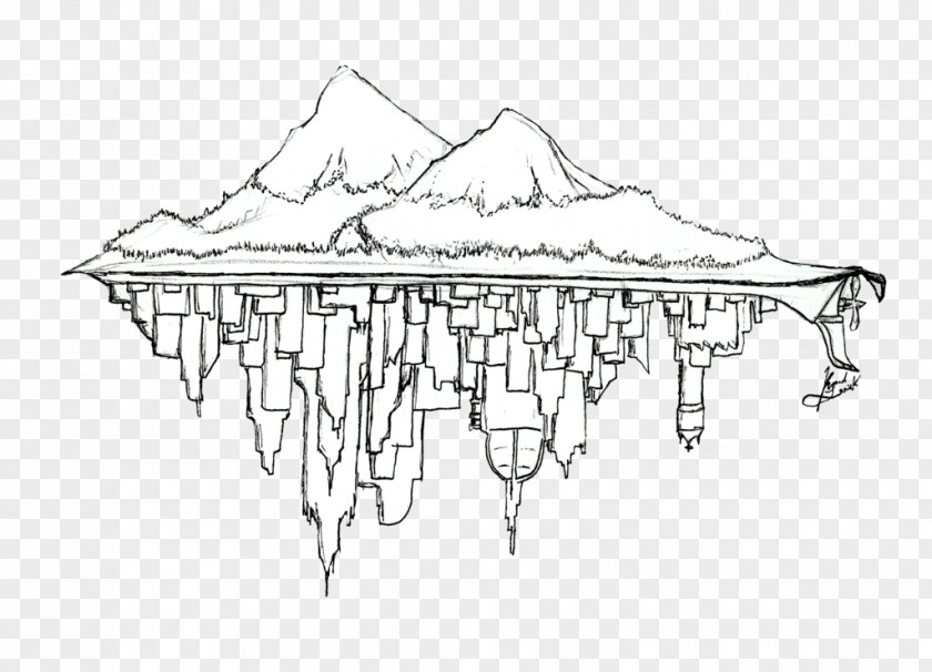Rectangle Roof Drawing Line Art PNG