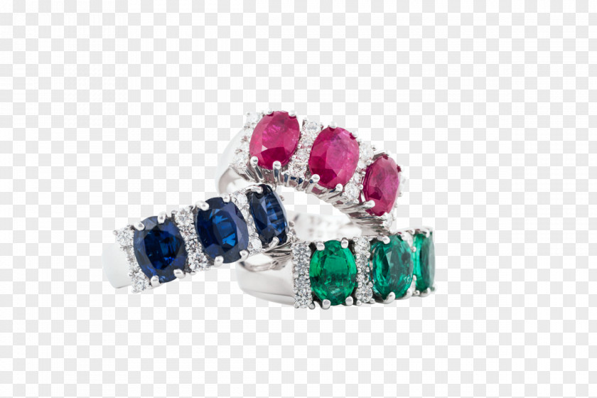 Ruby Earring Emerald Sapphire PNG