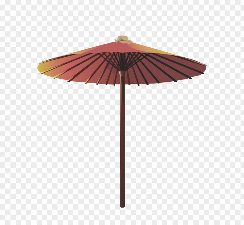 A Stretched Umbrella Oil-paper Rain Shade PNG