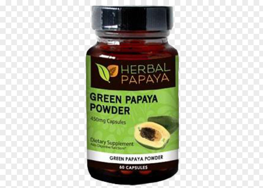 Green Papaya Extract Organic Food Dietary Supplement Juice PNG