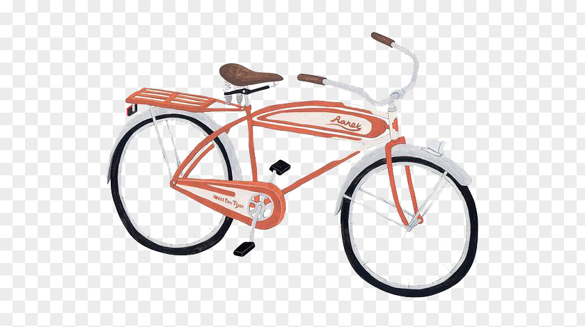 Hand-painted Bicycle Taiwan Illustrator Illustration PNG