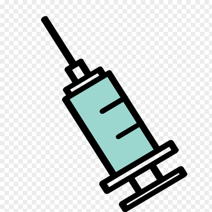 Vector Creative Flat Injection Syringe Euclidean Dog Sewing Needle PNG