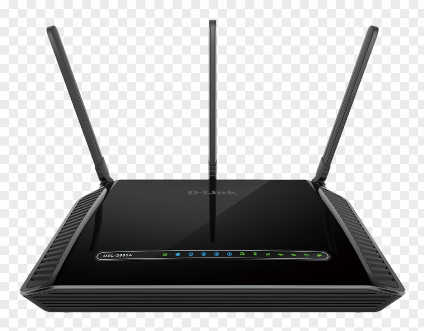 Wireless DSL Modem Digital Subscriber Line Router D-Link Gigabit Ethernet PNG