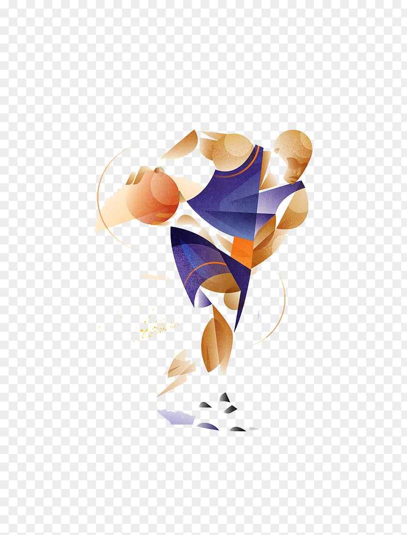 Basketball Reggie Material Geometry Sport Athlete Illustration PNG