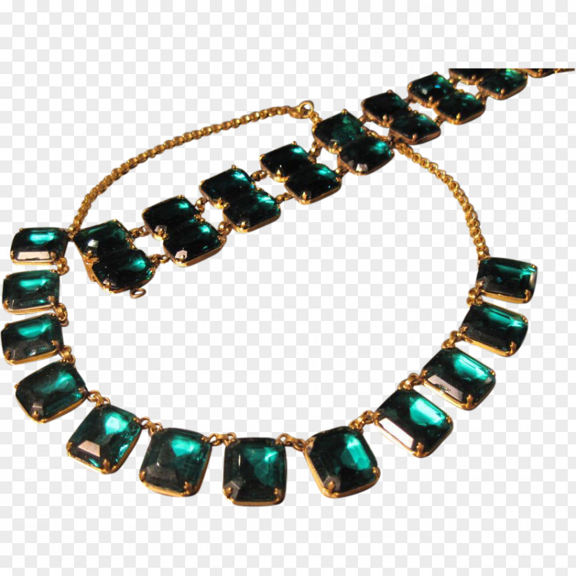 Necklace Turquoise Bead Emerald Jewellery PNG