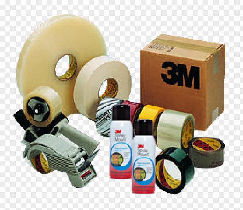 Business Adhesive Tape Paper Packaging And Labeling Box-sealing Material PNG